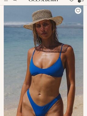 Gooseberry royal blue swimsuits size medium